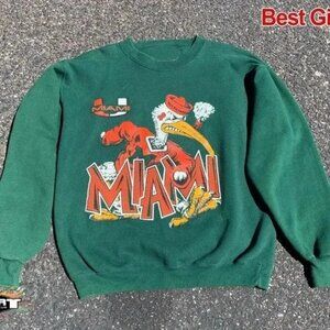 Vintage NCAA Miami Hurricanes Looney Tunes Sweatshirt